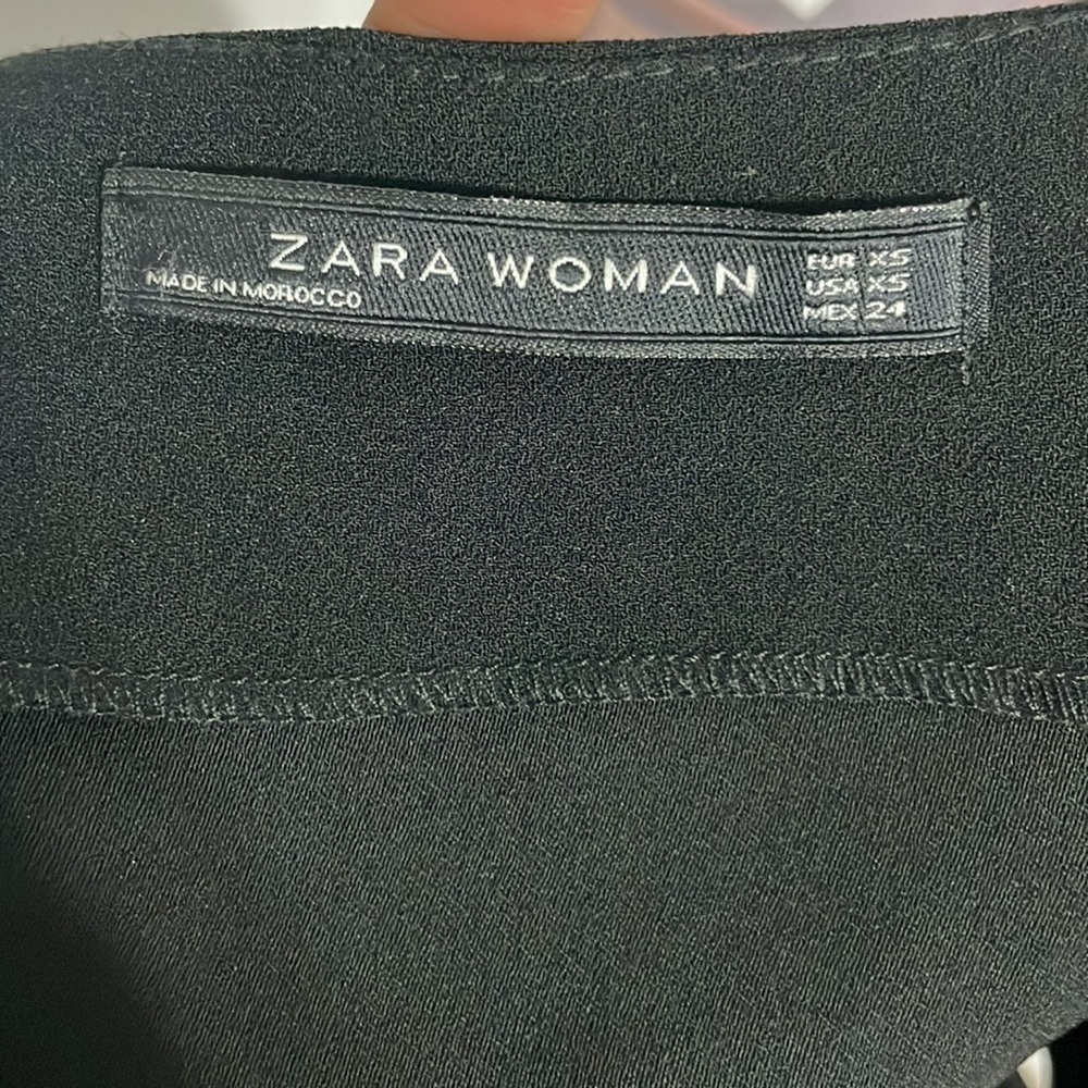 Zara sleeveless black top size XS - Picture 7 of 8